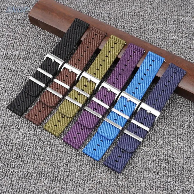Nylon straps in several colors for compatible Huawei watches