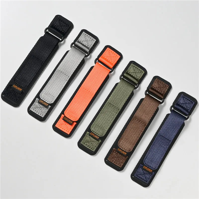 Garmin Hook-and-Loop Nylon Sport Band in all six colors