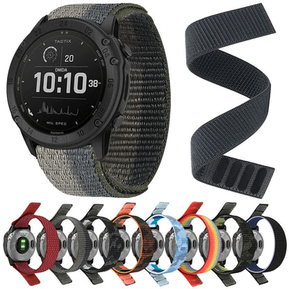 Garmin QuickFit 22/26mm Soft Nylon Hook-and-Loop Sport Band