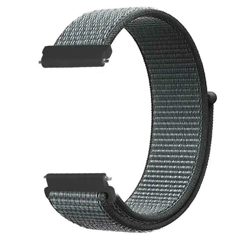 Amazfit Adjustable Nylon Sport Loop Band — Dark Gray / Black