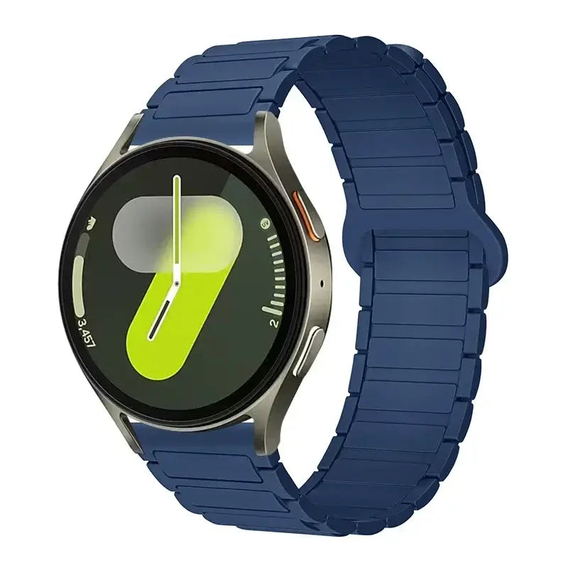 Amazfit Ribbed Magnetic Silicone Loop Band — Blue
