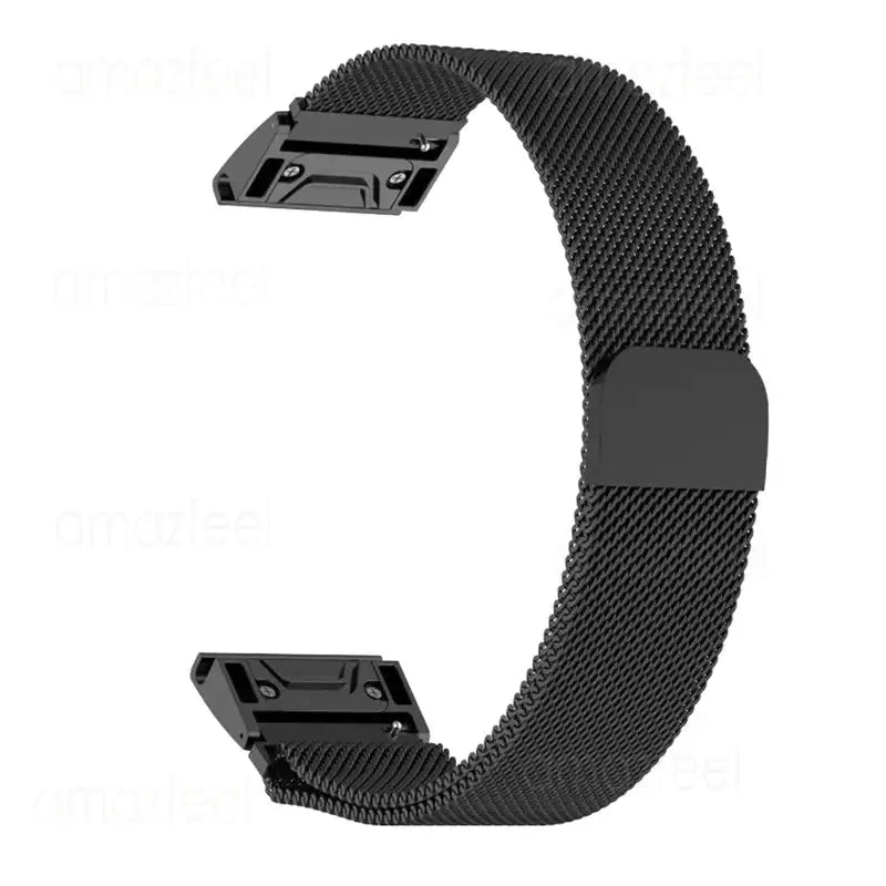 Garmin QuickFit Magnetic Milanese Mesh Band in Black