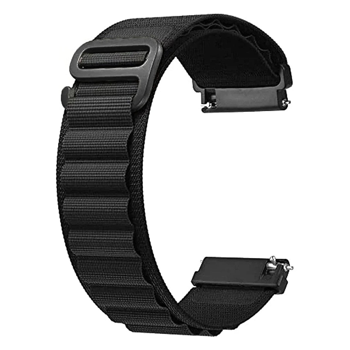Motorola Moto Watch Alpine-Style Nylon Band with Metal G-Hook — original band and real variant previews