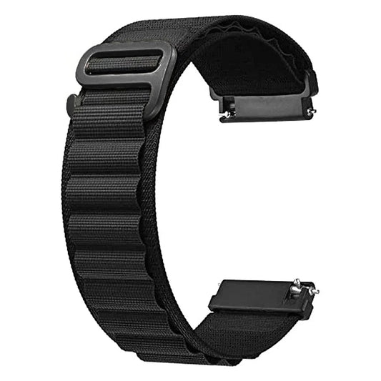 Motorola Moto Watch Alpine-Style Nylon Band with Metal G-Hook — original band and real variant previews