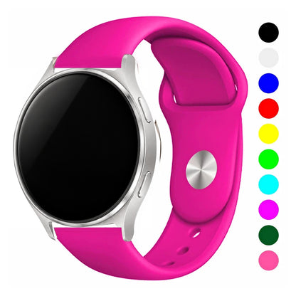 Motorola Moto Watch Smooth Silicone Pin-and-Tuck Band, 30 Colors — original band and real variant previews
