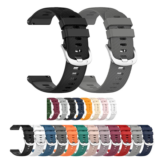 Motorola Moto Watch Ridged Silicone Sport Band, 32 Colors — original band and real variant previews