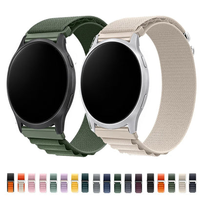 Motorola Moto Watch Alpine Loop Nylon Band, 18 Colors — original band and real variant previews
