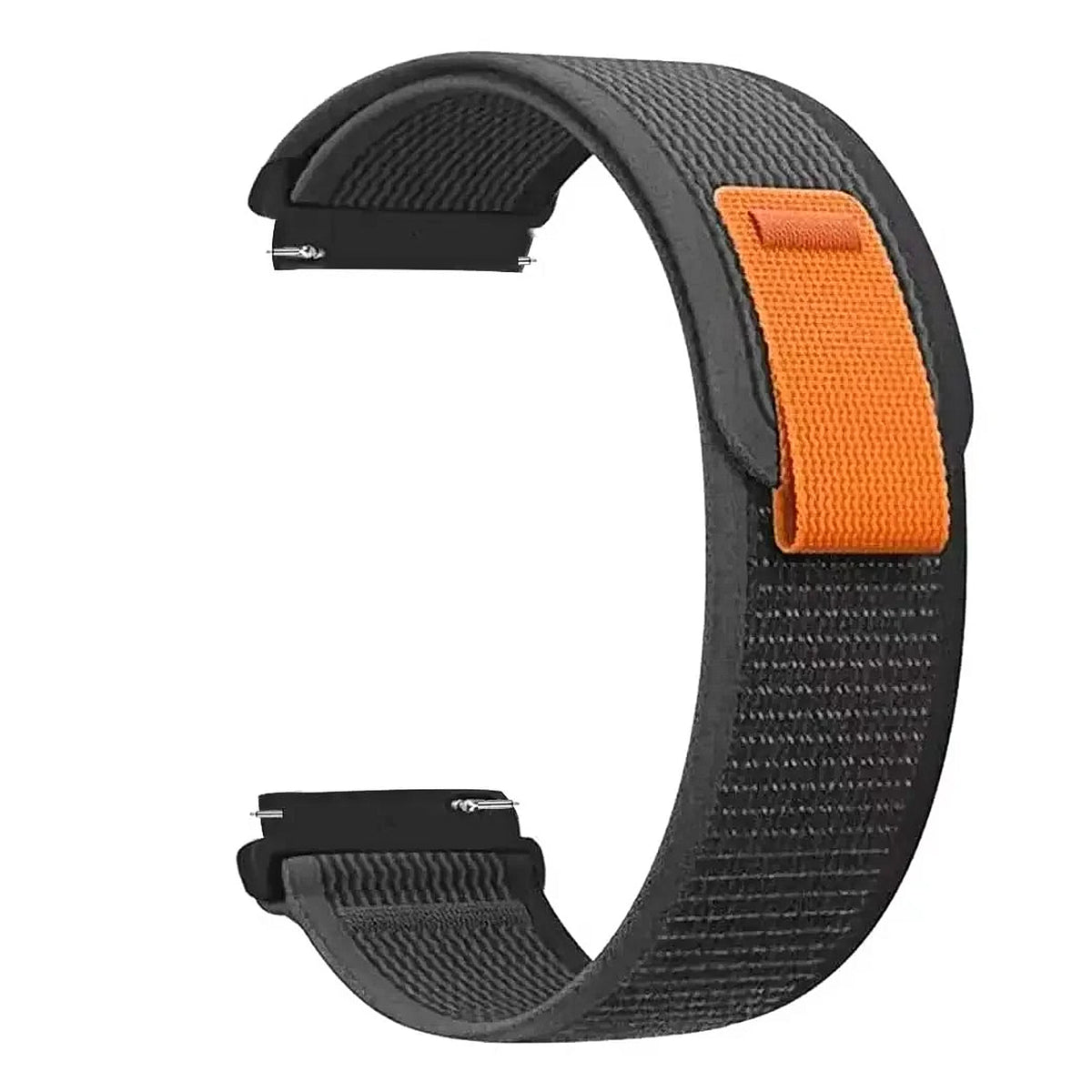 Motorola Moto Watch Nylon Trail Loop Band with Pull Tab — original band and real variant previews