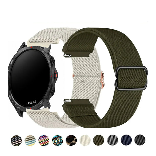 Polar Nylon Loop Band with Adjustable Slider — Solid and patterned color selection
