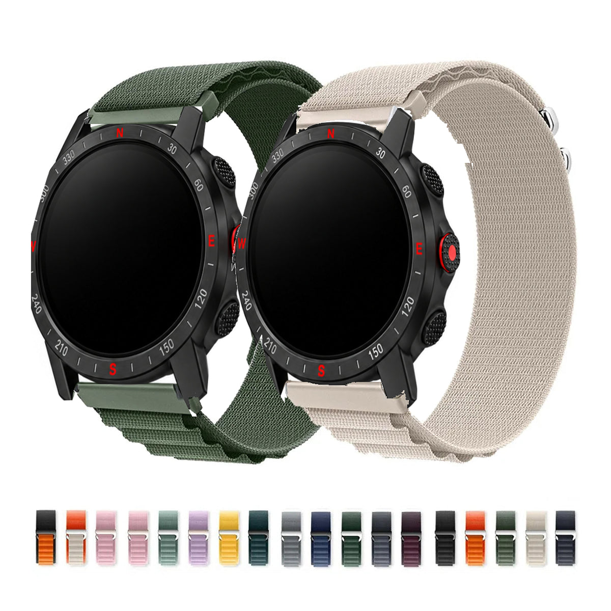 Polar Alpine-Style Nylon Loop Band — Color selection
