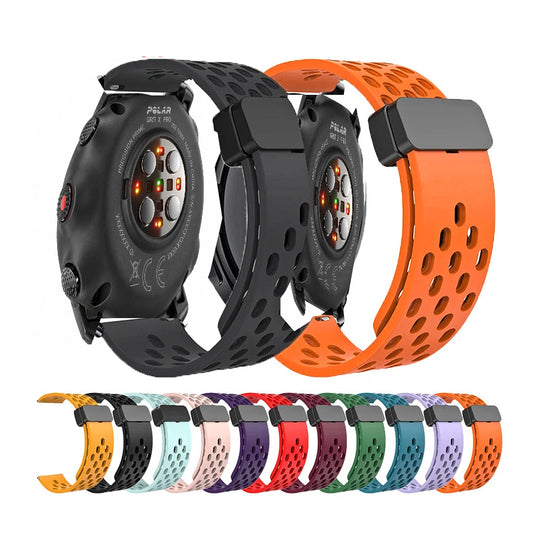 Polar Perforated Silicone Band with Magnetic Clasp — Color selection