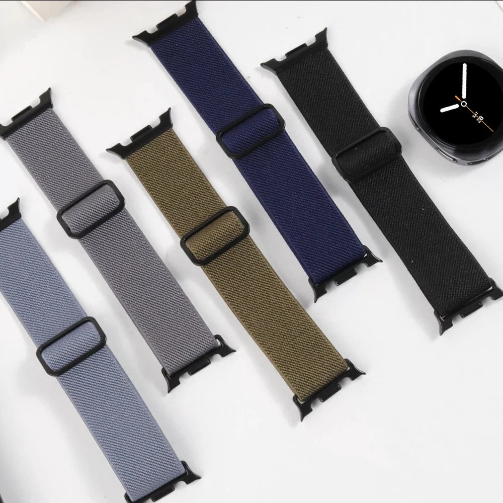 Nylon loop colors and rectangular sliders