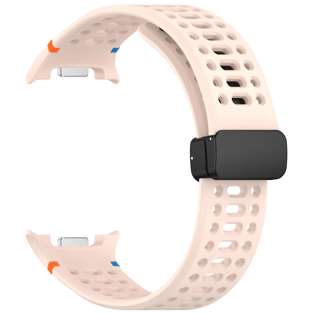 Galaxy Watch8, Watch8 Classic & Watch9 Perforated Silicone Band in Light Pink
