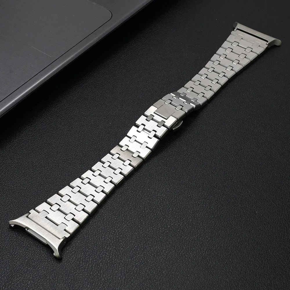 H-Link Stainless Steel Band in Silver for Samsung Galaxy Watch8, Watch8 Classic and Watch9