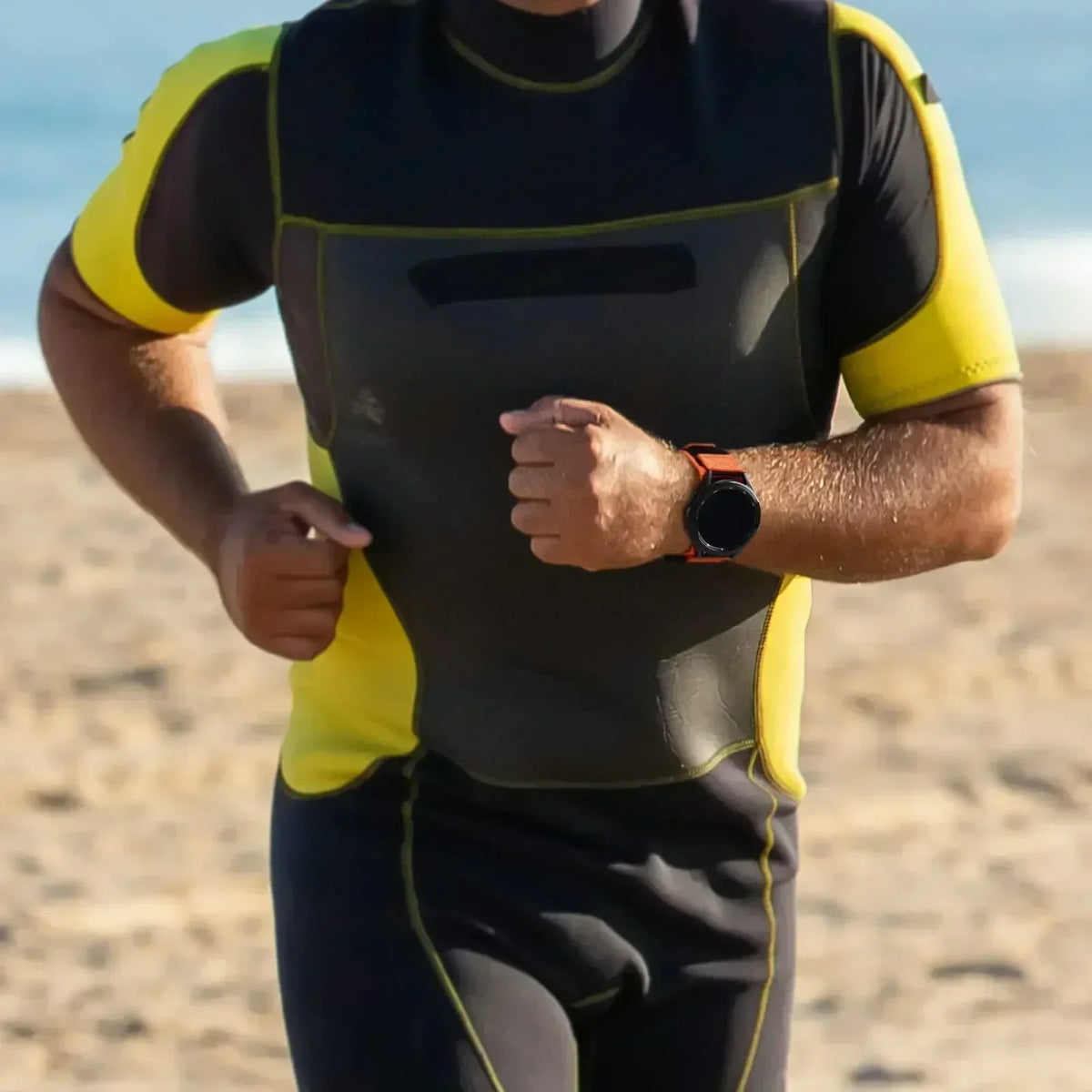Nylon watch band worn while running for COROS – BandsCo Straps