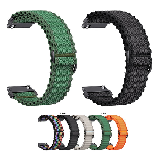 OnePlus Watch Band Quick Fit Nylon Strap Sport Loop Bracelet in multiple colors and styles for versatile wear.
