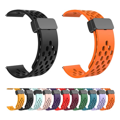 OnePlus Smartwatch Bands Silicone Magnetic Loop Strap Replacement in multiple colors and styles, showcasing adaptability and comfort.