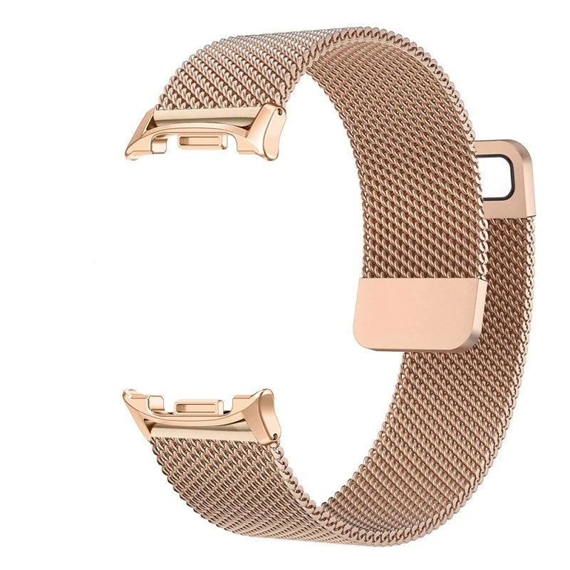 Rose gold Milanese mesh watch band for Samsung Galaxy Watch8, Watch8 Classic and Watch9