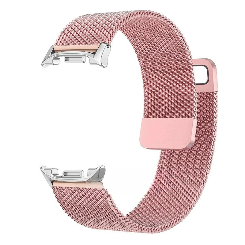 Magnetic Milanese Mesh Band in Rose Pink for Samsung Galaxy Watch8, Watch8 Classic and Watch9