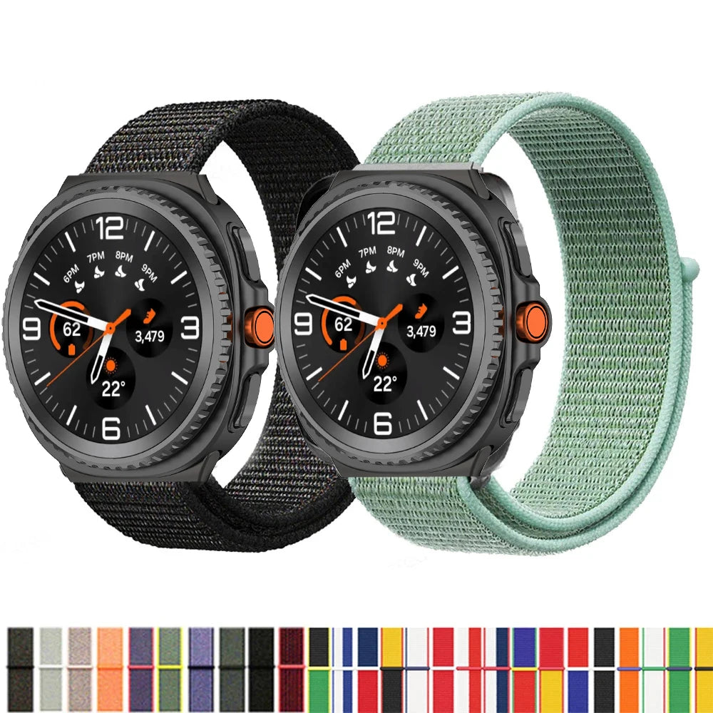 Nylon sport loops with multicolor preview strip