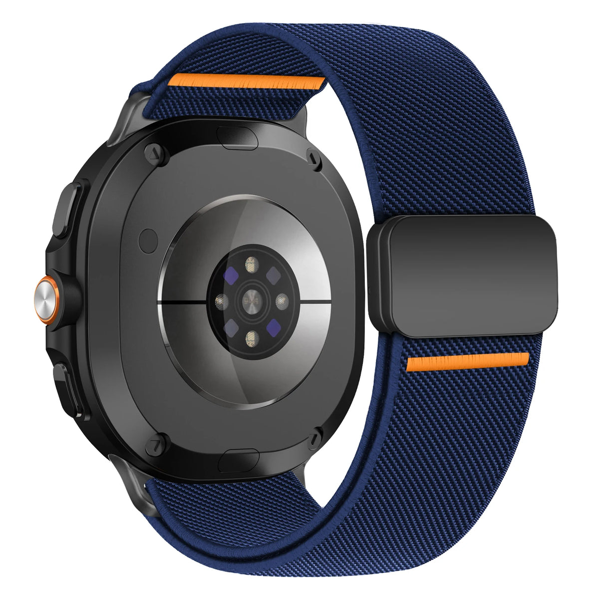 Galaxy Watch8, Watch8 Classic & Watch9 Nylon Accent Clasp Band in Navy Blue
