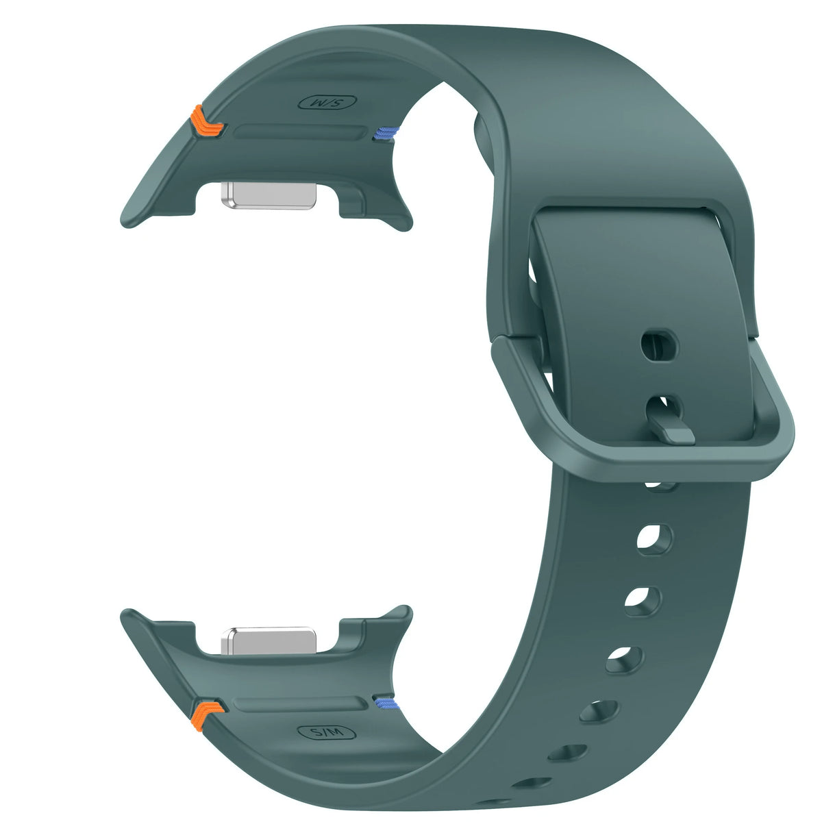 Classic Silicone Buckle Band in Teal Green for Samsung Galaxy Watch8, Watch8 Classic and Watch9