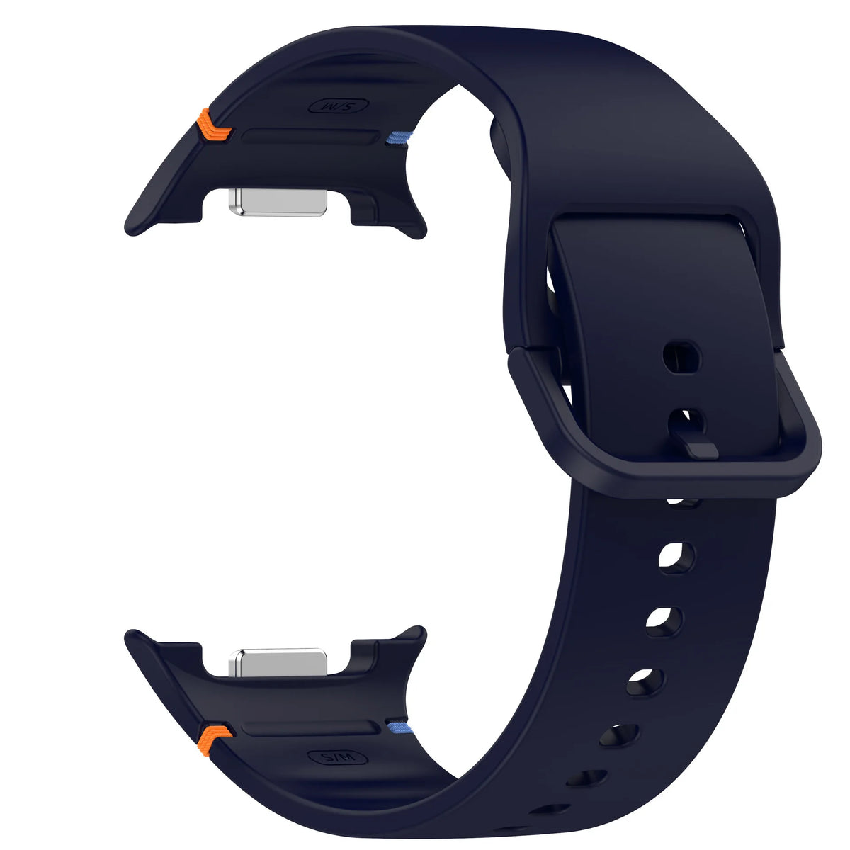 Classic Silicone Buckle Band in Midnight Blue for Samsung Galaxy Watch8, Watch8 Classic and Watch9