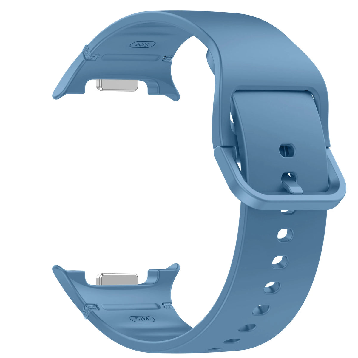 Classic Silicone Buckle Band in Blue for Samsung Galaxy Watch8, Watch8 Classic and Watch9