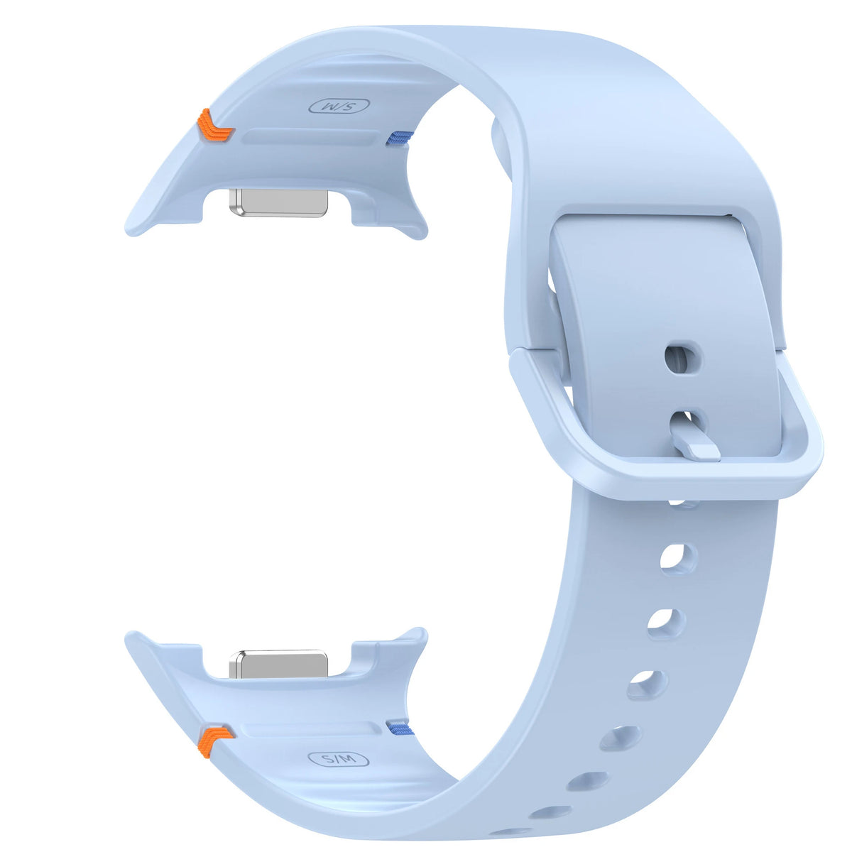 Classic Silicone Buckle Band in Baby Blue for Samsung Galaxy Watch8, Watch8 Classic and Watch9