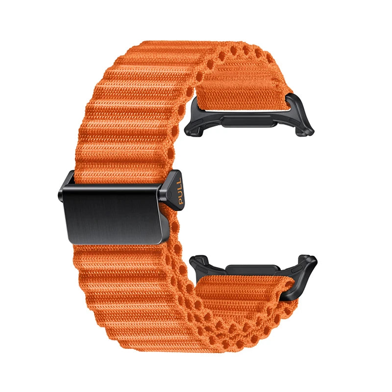 Samsung Galaxy Watch Ultra and Ultra 2 Ribbed Fabric Loop, Hook Closure — product detail